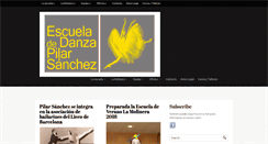 Desktop Screenshot of escueladedanzapilarsanchez.com